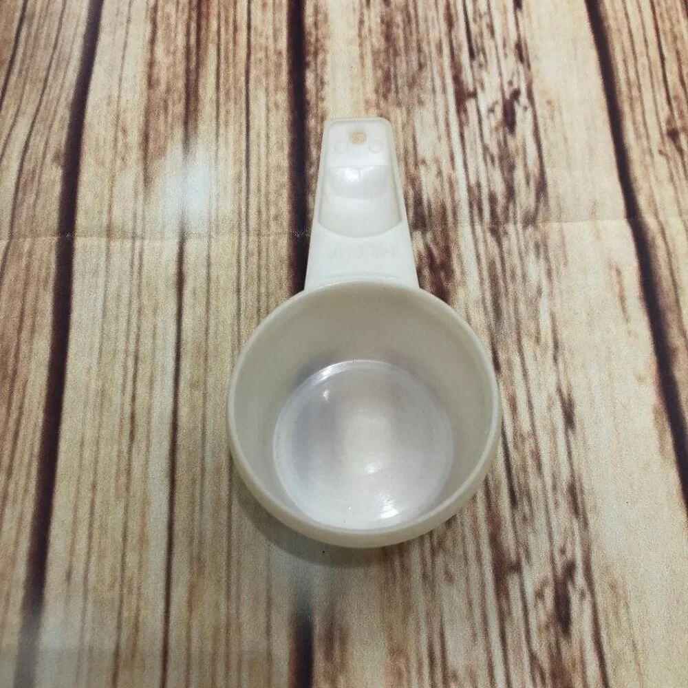 Vintage Tupperware Clear White Nesting Measuring Cup 1/2 CUP Replacement 764-1